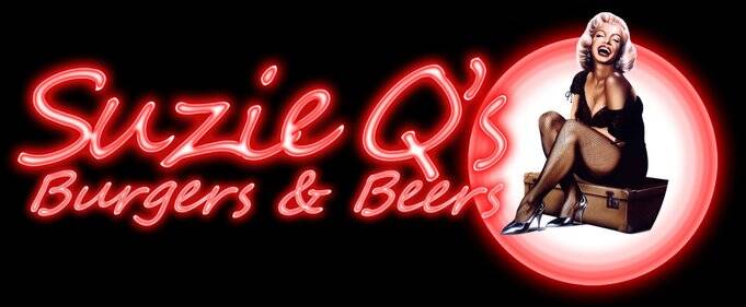 Suzie Q's Burgers & Beers i Boden lunchmeny