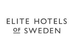 En logotype för Elite Hotels of Sweden.