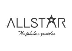 En logotype för restaurangen Allstar.