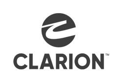 En logotype för Clarion Hotel.